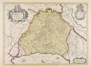 Ducatus Gelriae pars quarta quae est Arnhemiensis siue Velavia alkotó: Unbekannter Künstler