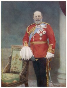 VII. Edward (1841-1910) angol király 1901-1910 között, Downey fotója alkotó: Unbekannter Künstler