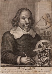 Elias Allen matematikus és hangszerkészítő, 1630 körül alkotó: Unbekannt