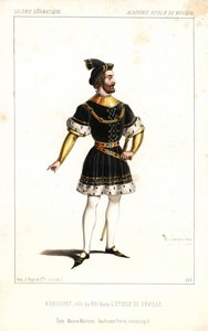 Paul-Bernard Barroilhet angol bariton a király szerepében a L