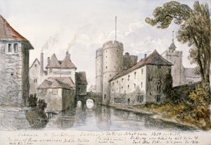 "Bejárat Canterburybe", William Crotch alkotó: Unbekannter Künstler