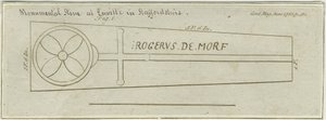 Enville-templom – Monumental Stone: metszet, nd [c 1783] alkotó: Unbekannt