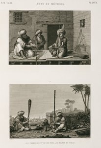 Gyártás, Egyéb pipaszár-készítők és dohánytörőgépek, Egyiptom, 1798. alkotó: Unbekannt