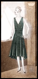 Divat: estélyi ruha 1928 tavaszán alkotó: Unbekannter Künstler