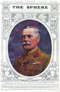 Sir Douglas Haig tábornagy, a franciaországi brit hadsereg vezetője. alkotó: Unbekannter Künstler