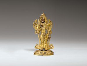 Bodhiszattva alakja, XVIII-XIX alkotó: Unbekannt