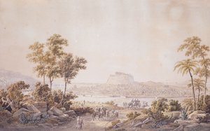Ábrák Athén városa felé közeledve, Görögország, 1800 körül alkotó: Unbekannt