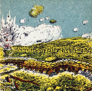 Első világháború 1914-1918: Verduni csata február 21-én alkotó: Unbekannt