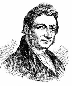 Franz Xaver Gabelsberger (1789-1849), a gyorsírási rendszer feltalálója. alkotó: Unbekannter Künstler