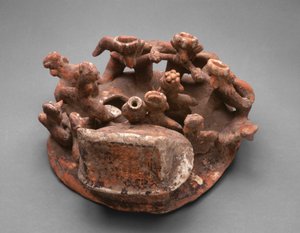 Funerary Cheek-Piercing rituálé, Kr.e. 200-i.sz. 300 alkotó: Unbekannt