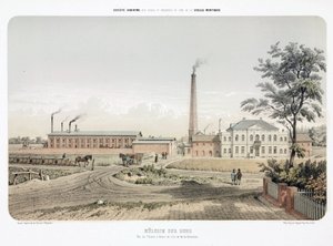 General Industrial Scenes A cink a németországi Mulheim an der Ruhr-ban dolgozik alkotó: Unbekannt