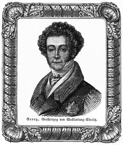 Georges de Mecklembourg Strelitz (1779-1860) - György, Mecklenburg-Strelitz nagyherceg, illusztráció a " Das Pfennig Magazin " , Nr. 223, 1837. július 8. számból. alkotó: Unbekannter Künstler