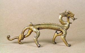 Aranyozott bronz tengeri sárkány, hat dinasztia időszaka alkotó: Unbekannt