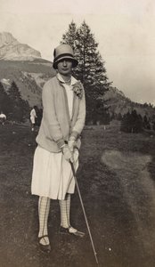 Golfozó a Carezza-tónál alkotó: Unbekannter Künstler
