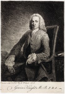 Gowin Knight, tudós, 1751 alkotó: Unbekannt