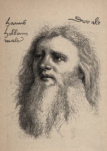 Idősebb Hans Holbein 1460-1524 - Önarckép - Idősebb Hans Holbein - Önarckép. alkotó: Unbekannt