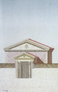 Poitiers-i Hypogee Martyrium, 1880 körül (litográfia) alkotó: Unbekannter Künstler