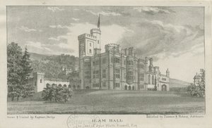Ilam Hall: litográfia, nd [1839 körül] alkotó: Unbekannt