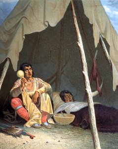 Az Egyesült Államok indián törzsei, USA, 19. század második fele (illusztráció) alkotó: Unbekannter Künstler