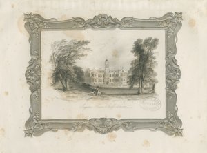 Ingestre Hall: acélmetszet, 1841. ápr alkotó: Unbekannt