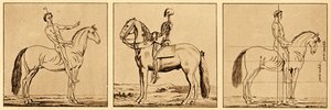 Instructions on the posture on horseback alkotó: Unbekannter Künstler