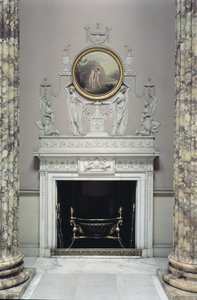 A Marble Hall belseje, Kedleston Hall, Derbyshire (fotó) alkotó: Unbekannt