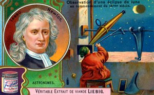 Isaac Newton alkotó: Unbekannter Künstler