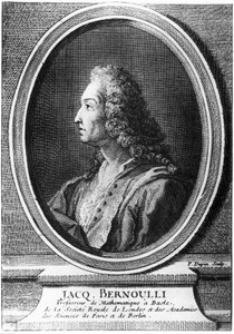 Jacques Bernoulli, svájci matematikus, 1700 körül alkotó: Unbekannt