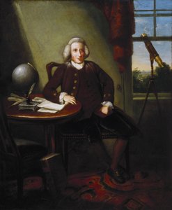 James Ferguson (1710-1776), brit csillagász és művész (festő) tanulmányában alkotó: Unbekannter Künstler