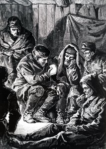 John Richardson egy Franklin szárazföldi sarkvidéki expedíció során. alkotó: Unbekannt