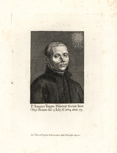 John Yonge, Ioannes Yongus, ír jezsuita pap, meghalt 1664-ben, 75 éves korában. Rézmetszet William Richard Portraits Illustrating Granger