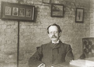 Joseph John Thomson angol fizikus, 1900 körül alkotó: Unbekannter Künstler