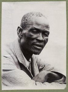 Khama, 1910 körül (zselatin ezüst nyomat) alkotó: Unbekannt