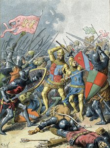 II. Jó János király a poitiers-i csatában (1356) alkotó: Unbekannter Künstler