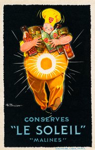 Le Soleil Malines Conserves - hirdetés alkotó: Unbekannter Künstler