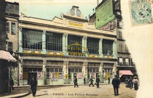 Les Folies-Bergere külső, Párizs Híres párizsi szórakozóhely alkotó: Unbekannter Künstler