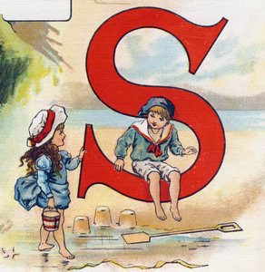 S betű: homok. Metszet "ABC L