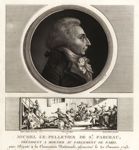 Louis-Michel le Peletier, Saint-Fargeau márki (1760-1793), francia politikus és a francia forradalom mártírja alkotó: Unbekannt