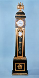 XVI. Lajos ébenfából készült furnérozott egyenlet, hosszú házas óra, Ferdinand Berthoud, Párizs, 18. század vége alkotó: Unbekannt