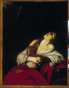 Madeleine extázisban. Louis Finson (1578-1617) festménye. Olaj, vászon, 17. század. Szépművészeti Múzeum - Palais Longchamp, Merseille. alkotó: Unbekannter Künstler