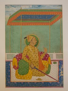 Maharaja Ajit Singh, festészet, Mehrangarh erőd, Jodhpur, Rajasthan, India, Ázsia (fotó) alkotó: Unbekannter Künstler