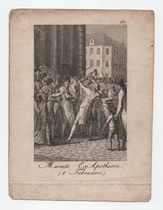 Marat exApotheosis február 8-án alkotó: Unbekannter Künstler