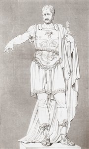 Marcus Furius Camillus (i. e. 446–365), római katona és államférfi, a Portrék és Festmények Történelmi Galériájából, 1808-ban. alkotó: Unbekannt