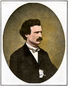 Mark Twain (1835-1910) riporterként a nevadai Virginia Cityben: Territorial Enterprise alkotó: Unbekannter Künstler