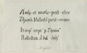 Mayfield Church – Thomas Rolleston felirata: tollrajz, nd [?18. század] alkotó: Unbekannt