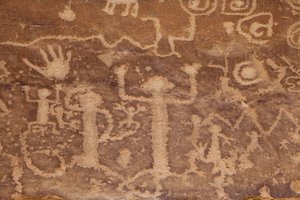 Mesa Verde, American Petroglyphs Anasazi vagy Pueblo ősemberek