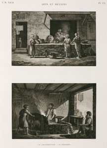 Fémek, réz- és rézkovács, Egyiptom, 1798 körül alkotó: Unbekannt