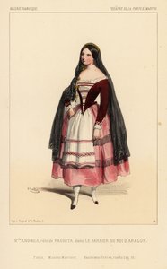 Andrea kisasszony és Paghita a Louis Marie Fontan és Jean-Joseph Ader által rendezett Le Barbier du Roi d