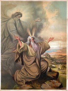 Mózes (litho, 1900 körül) alkotó: Unbekannter Künstler