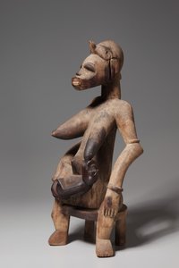 Anya-gyermek figura, 1800-1900 alkotó: Unbekannt